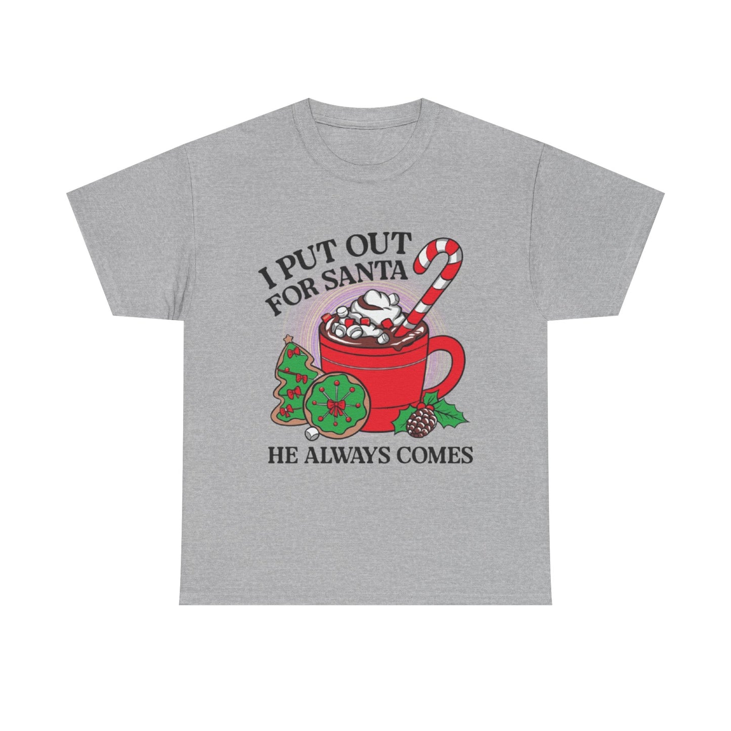 Put out for Santa Unisex Heavy Cotton Tee