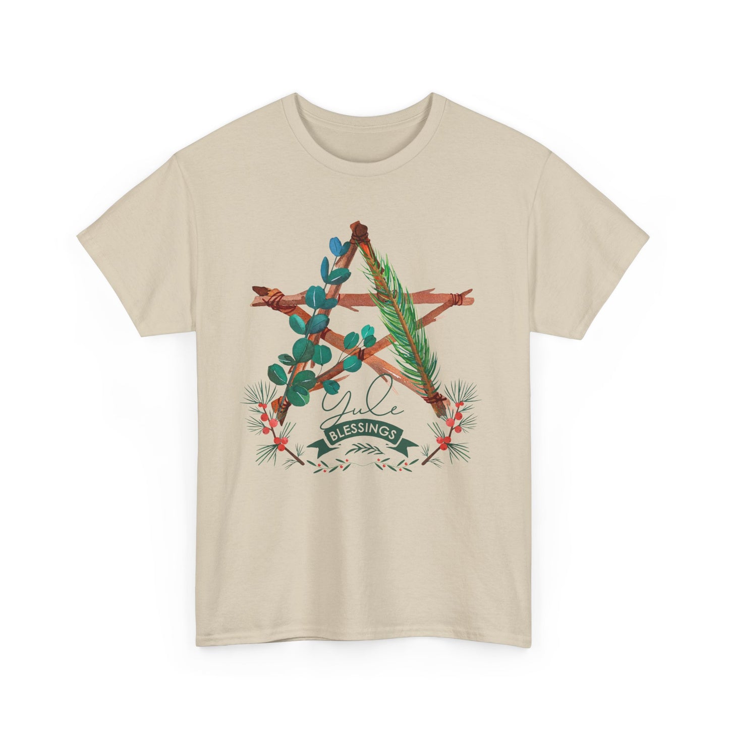 Yule Blessings Unisex Heavy Cotton Tee