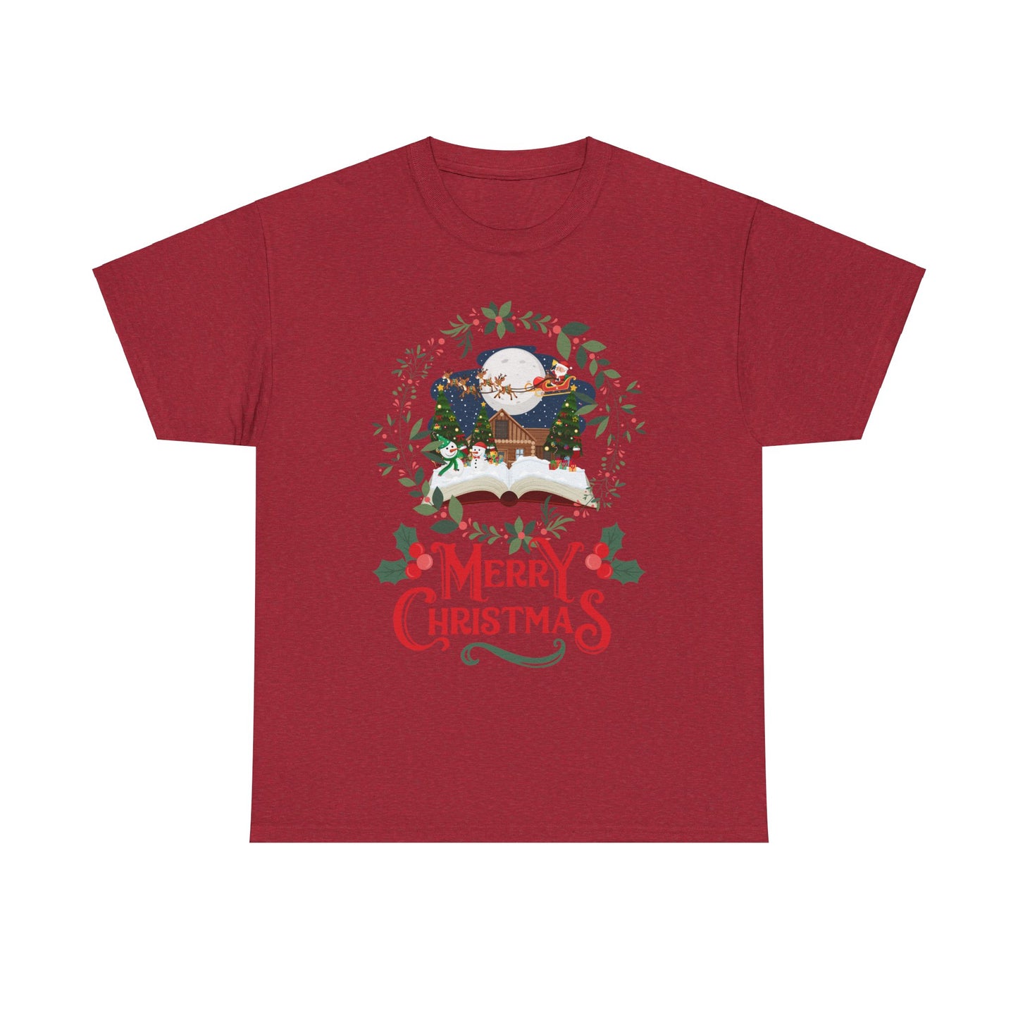Merry Christmas Unisex Heavy Cotton Tee