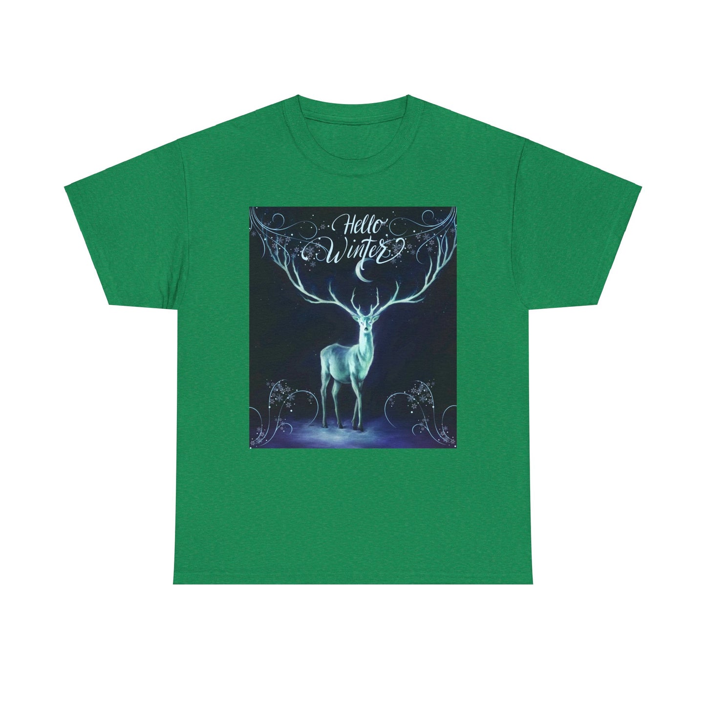 Hello Winter Unisex Heavy Cotton Tee