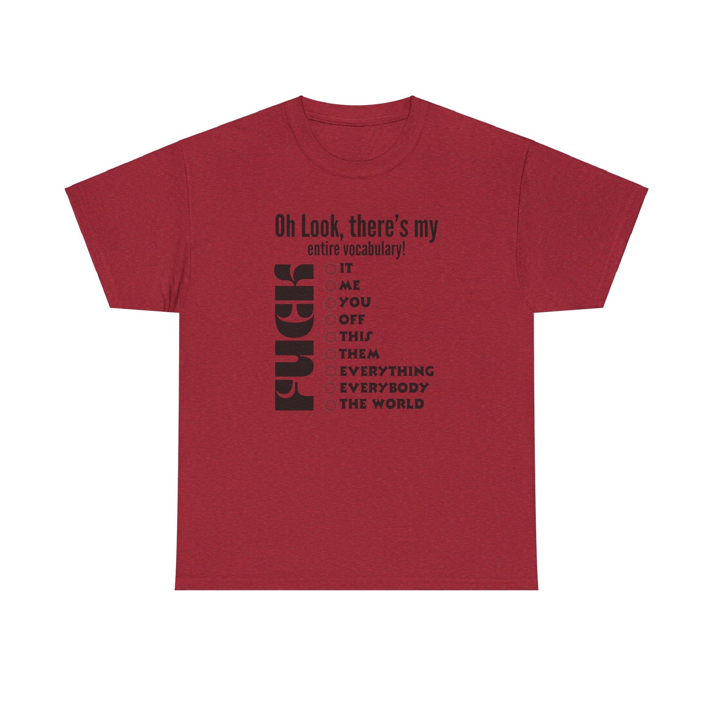 Vocabulary Unisex Heavy Cotton Tee