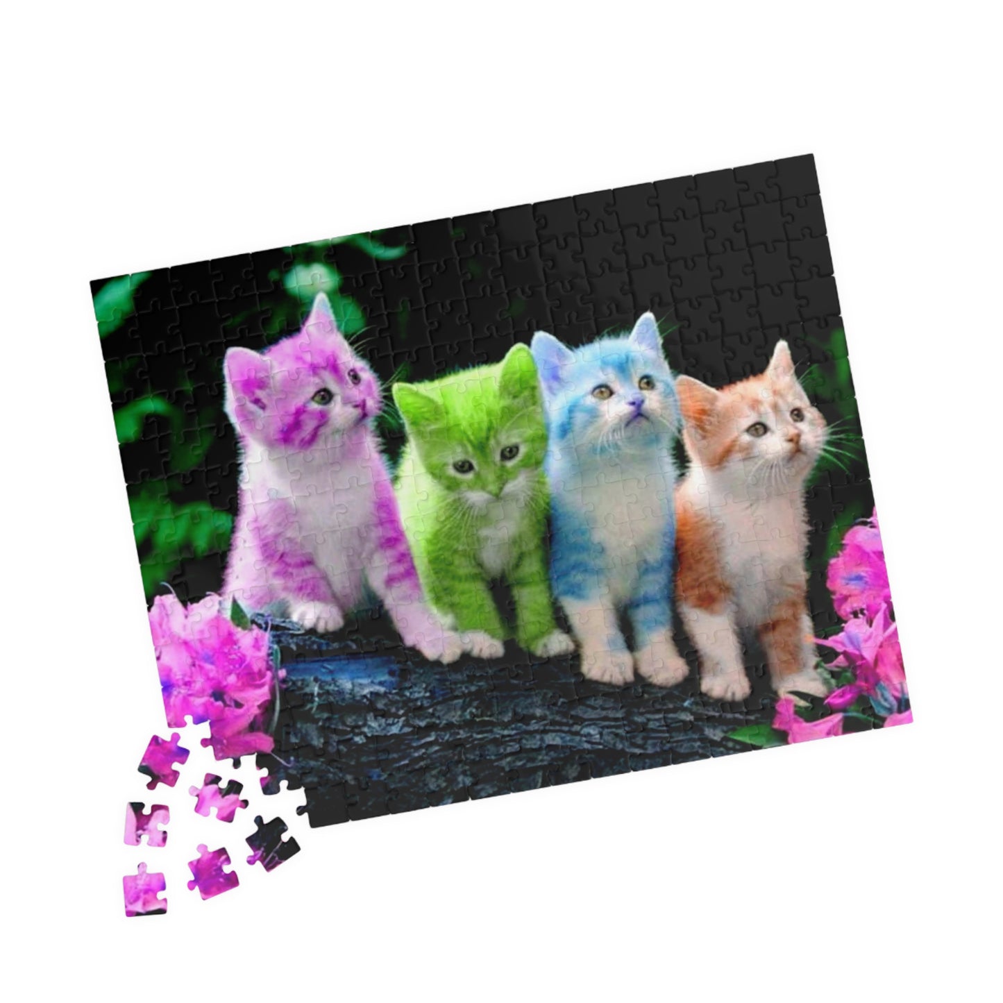 Colorful Kittens Puzzle (110, 252, 520-piece)