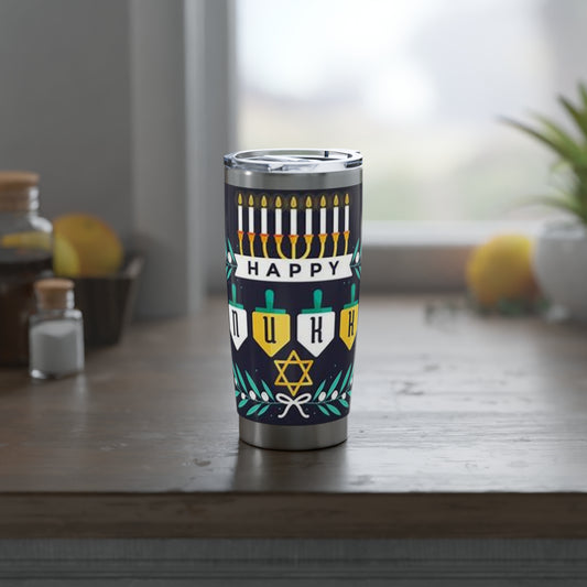 Happy Hanukkah Vagabond 20oz Tumbler