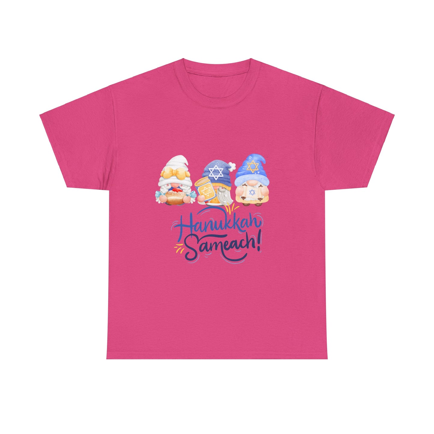 Hanukkah Gnomes Unisex Heavy Cotton Tee