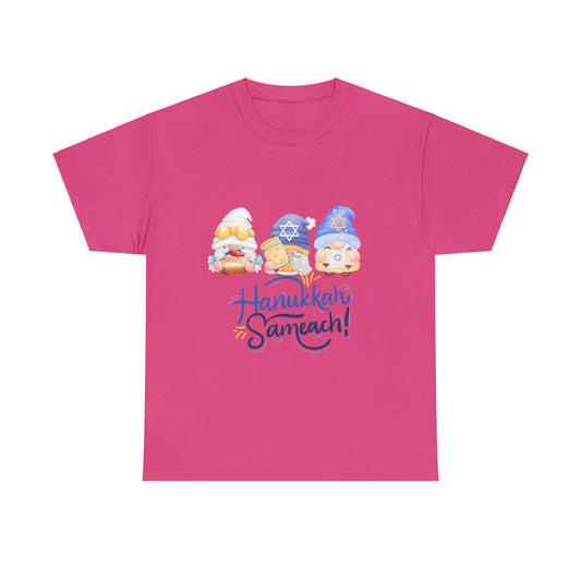 Hanukkah Gnomes Unisex Heavy Cotton Tee