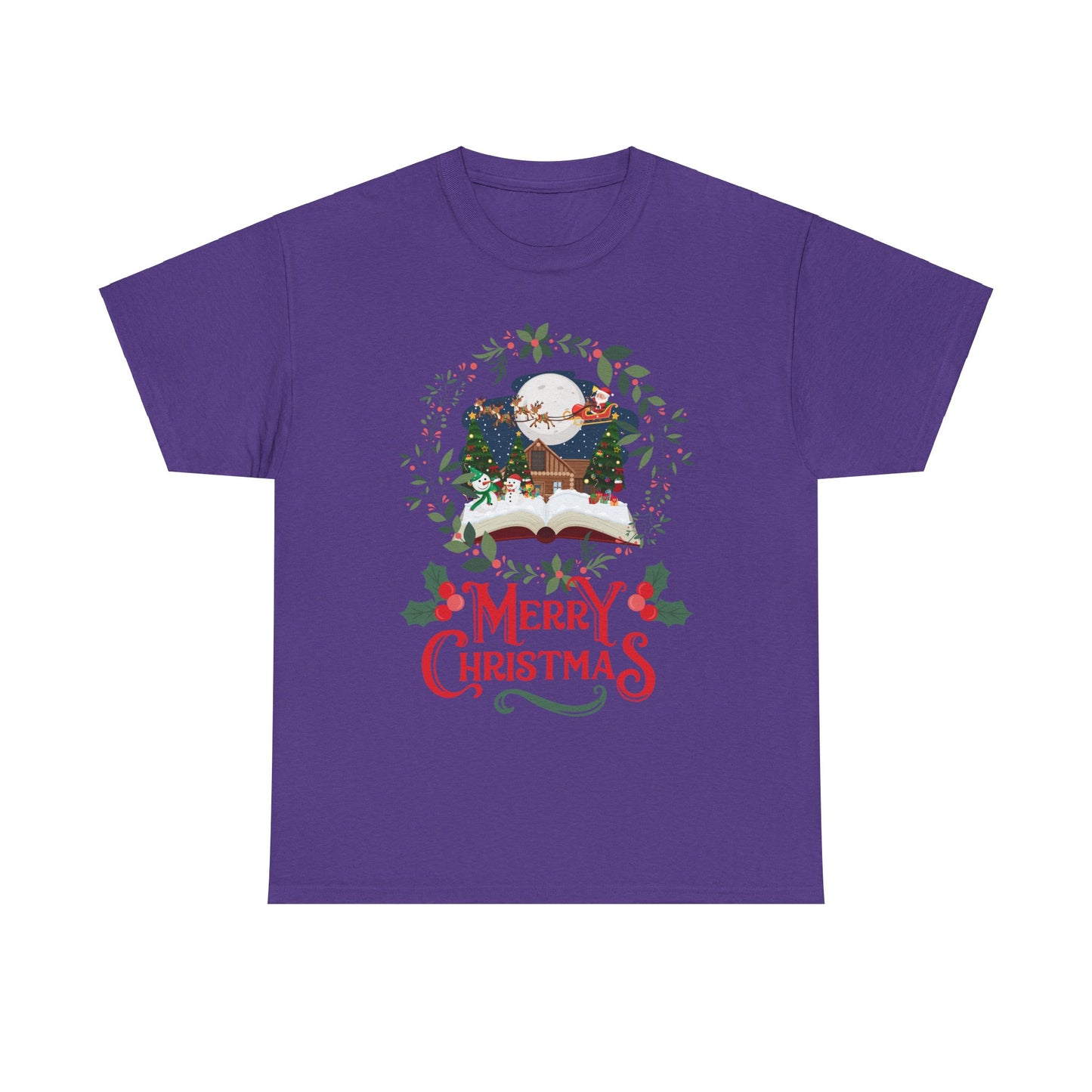 Merry Christmas Unisex Heavy Cotton Tee