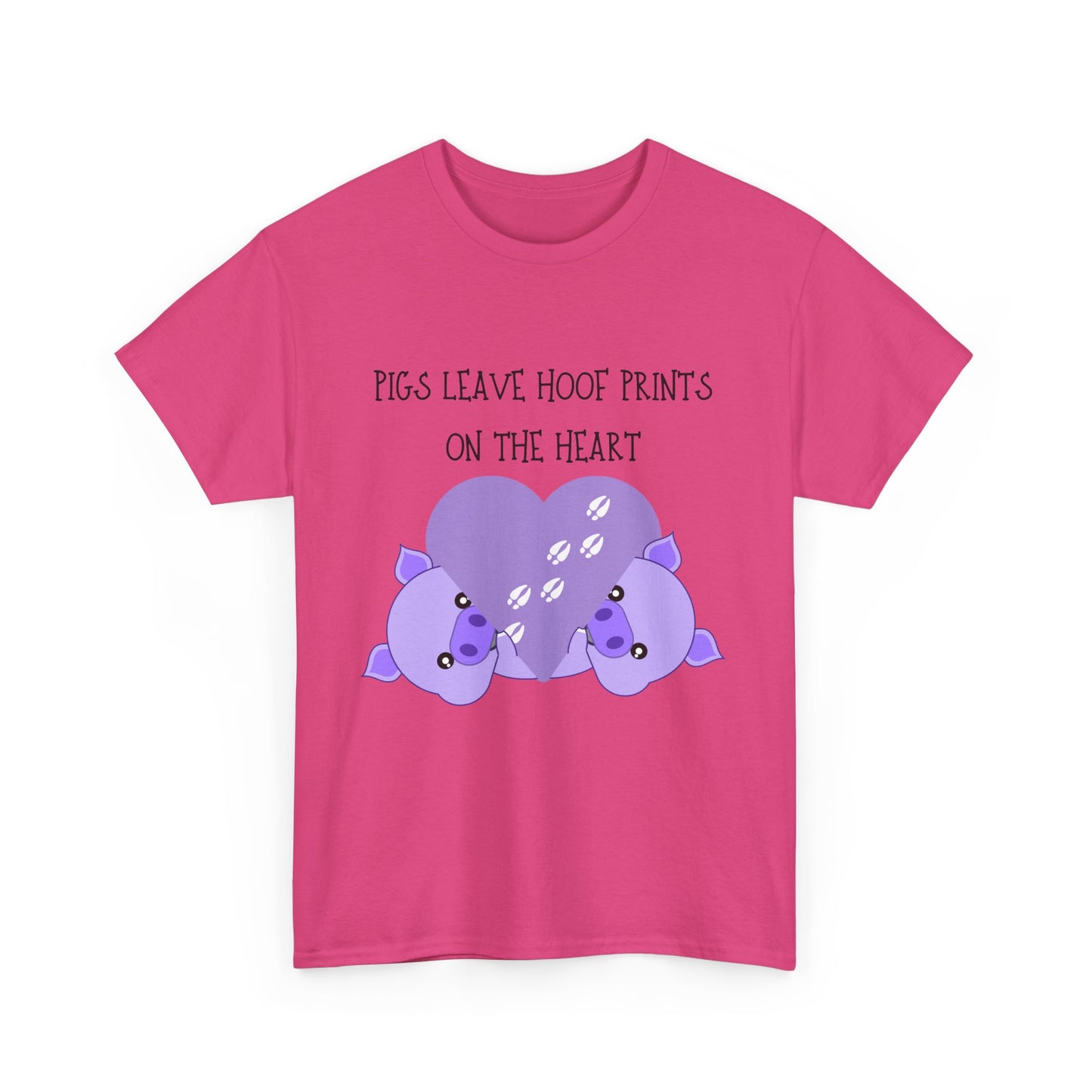 Pigs leave Unisex Heavy Cotton Tee